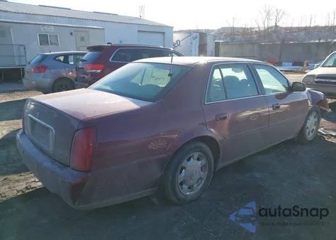 2002 Cadillac Deville Standard z USA, uszkodzony, nr VIN 1G6KD54Y12U247701